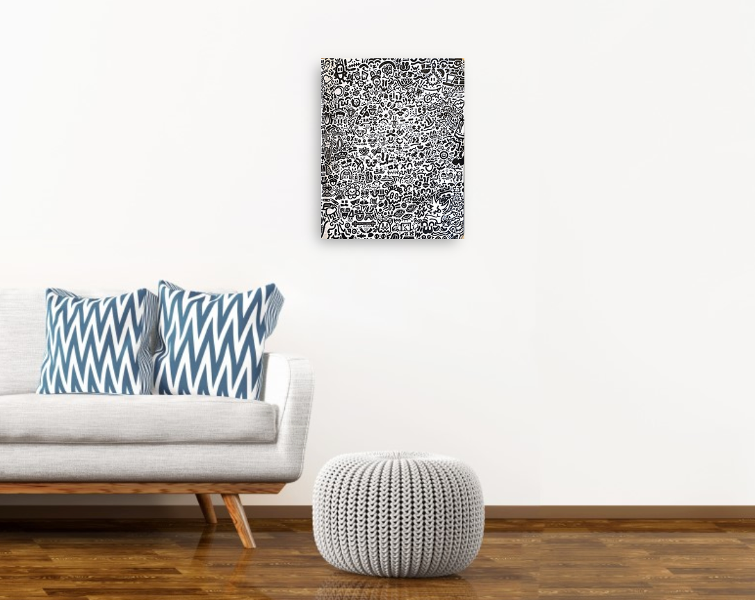 Faces-Faces-Faces Poster