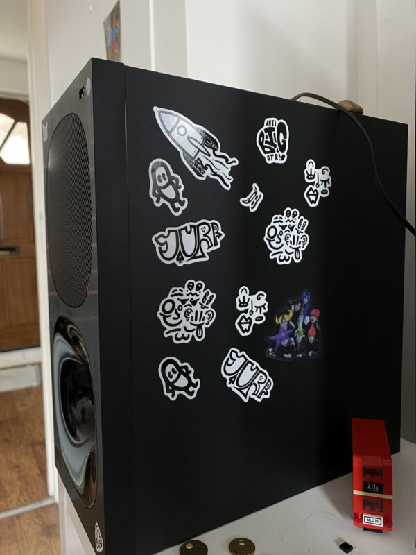 Doodle Stickers on Speaker